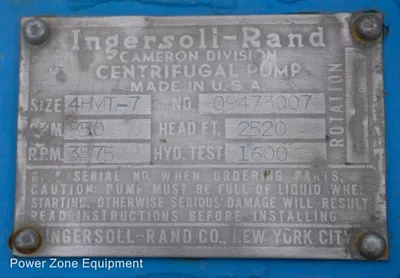 USED INGERSOL RAND 4HMT-7