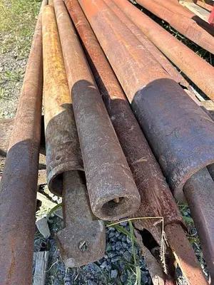 Used AFTERMARKET 9' 4" FLAT-BOTTOM BAILER FOR CABLE TOOL Tooling & Accessories (Other) Pennsylvania US | East West Machinery & Drilling #1417501