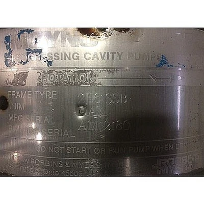 Moyno 3 HP Progressive Cavity Stainless Steel