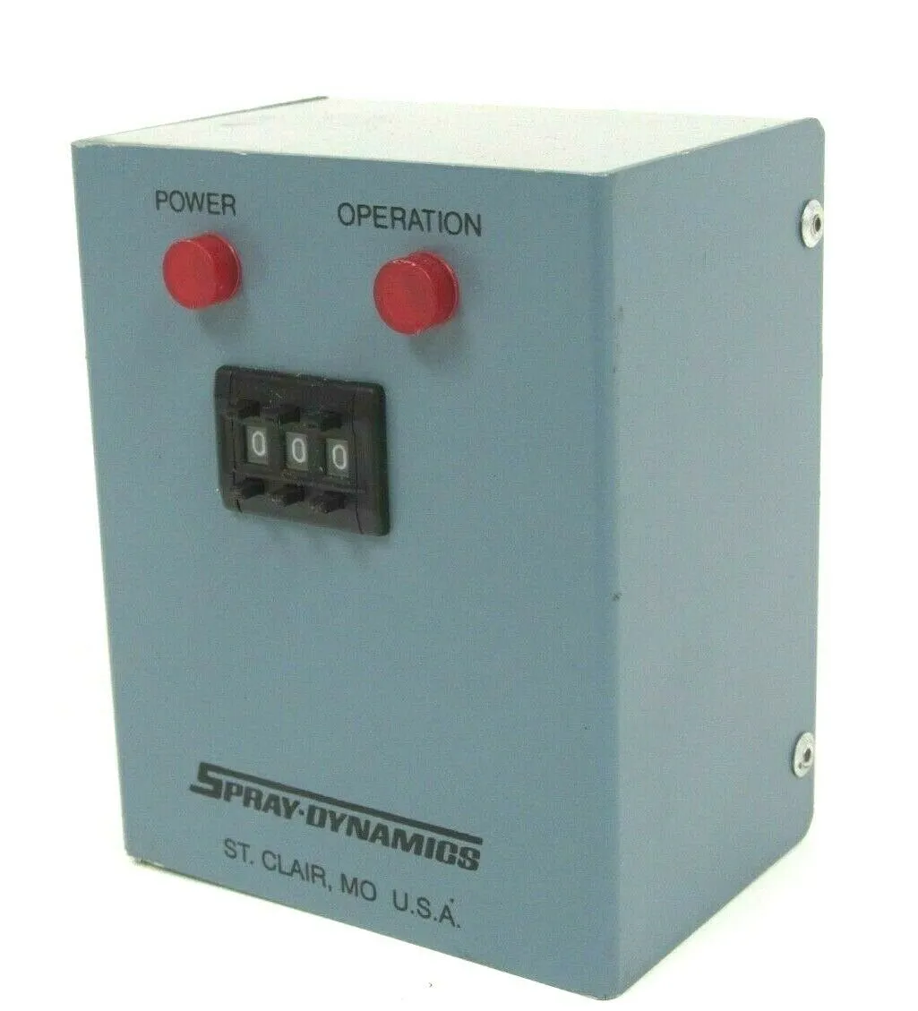 NEW SPRAY DYNAMICS COUNTER TIMER