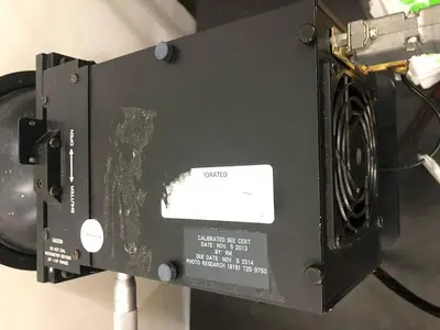 PHOTO RESEARCH CALIBRATION SOURCE OPTICAL HEAD 455