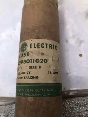 GE General Electric 6293011G20 1E Amp Fuse 14,400V -NIB