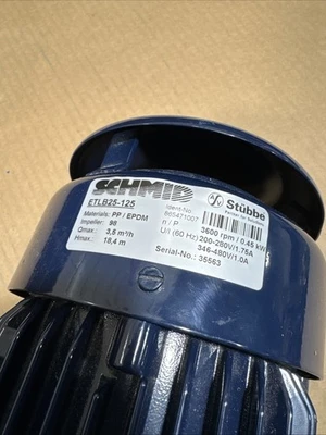 NEW Schmid Stubbe ETLB25-125