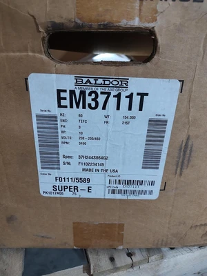 New | in-Stock Baldor EM3711T A.C. Motors Kentucky US | Edwards Industrial Repair #1329233
