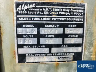 USED Alpine Alpine Furnace, Model FFF54