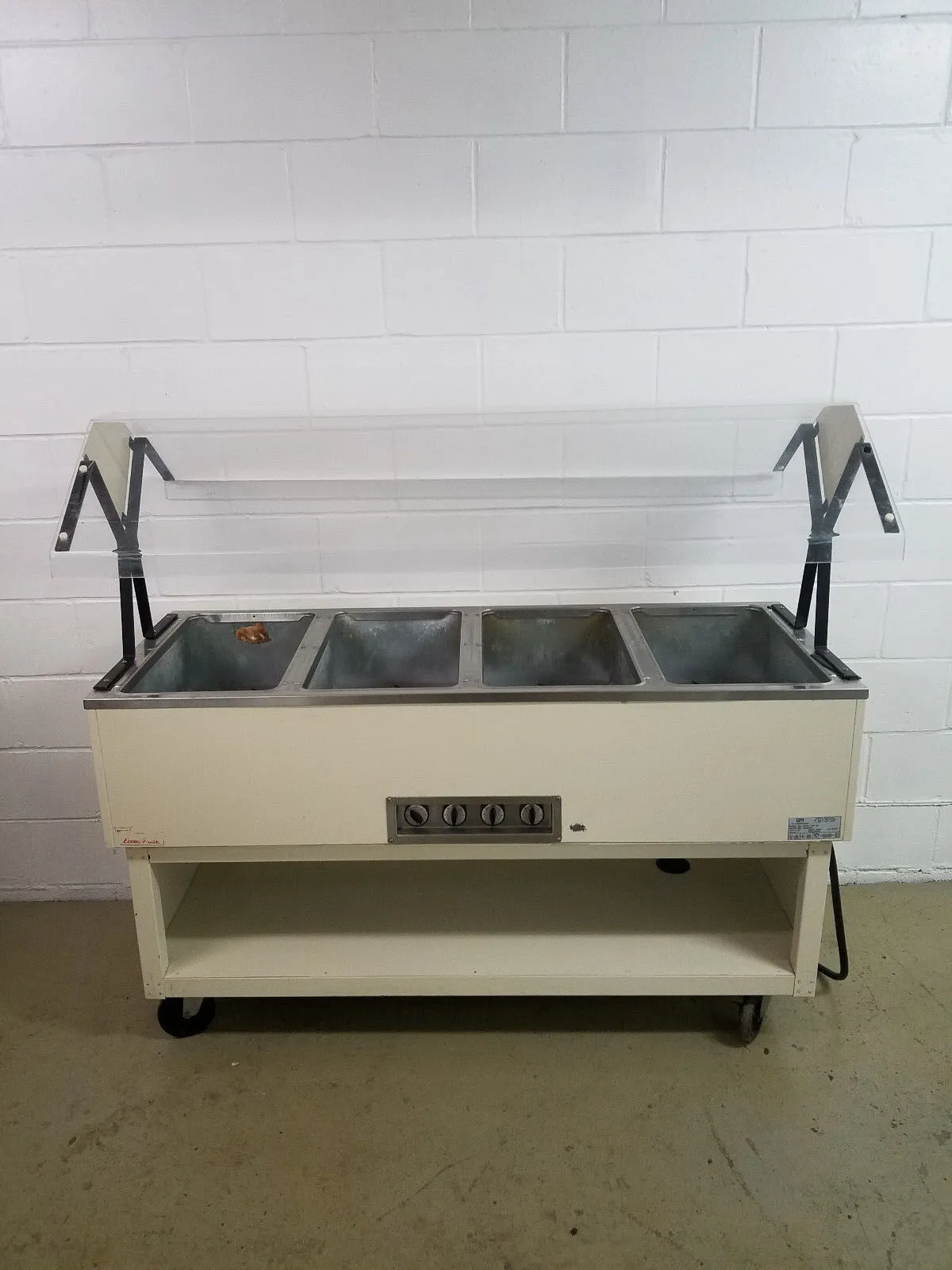 152-0377 Duke OPAH-4HF-M 4 Well Warmer Hot Buffet Bar