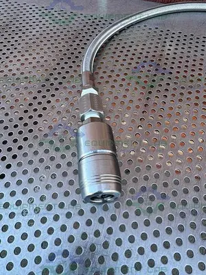 Unbranded Stainless Steel Braided Hose 45" w/ Swagelok Quick Release Fitting