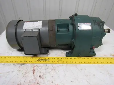 Reliance Electric 140DM16A 20.9:1 Gearbox Speed Reducer W/1.5 230/460V Motor