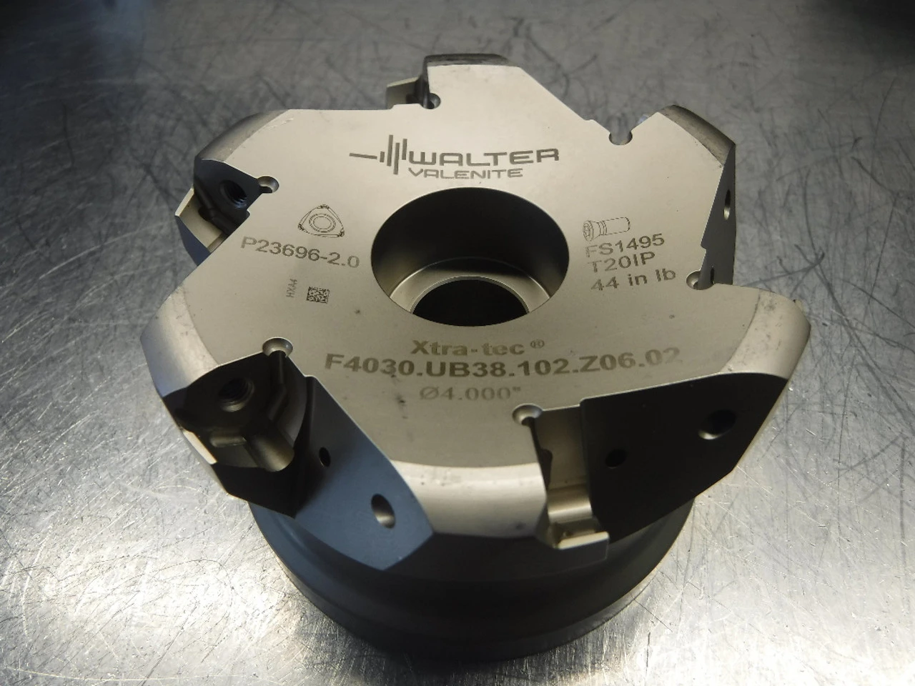 Walter 102mm Indexable Facemill 38mm Arbor F4030.UB38.102.Z06.02 (LOC592)