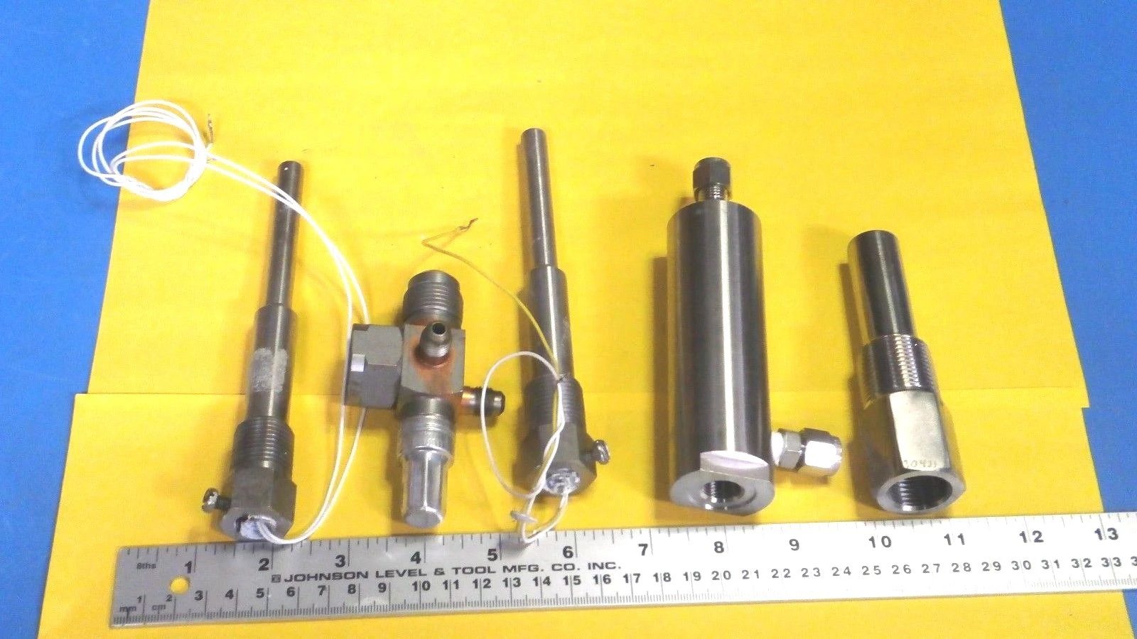 LOT OF MISC. SENSOR PARTS, STAINLESS