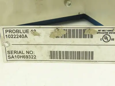 Nordson 1022240A Pro Blue 10 Hot Melt Glue Machine Control Panel 47-0015-0684