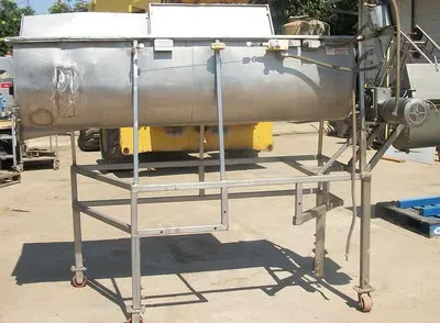 Mixer, Ribbon, 20 CF, S/st, Single Ribbon, 84" x 18" x 22" #S739489