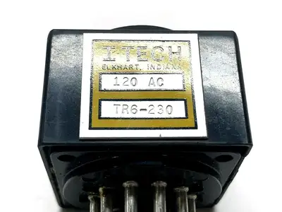 TR6-230 | ITECH  Relay Base 120VAC 11 Pin - Used