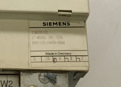 USED SIEMENS 6SN1123-1AA00-0GA0, PART OF THE SET-LT-MODUL INT.1
