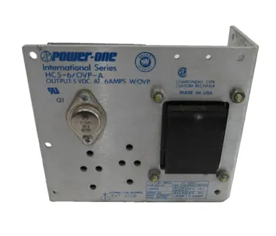 NEW POWER ONE HC5-6/OVP-A POWER SUPPLY 5V OUTPUT 6A HC56OVPA