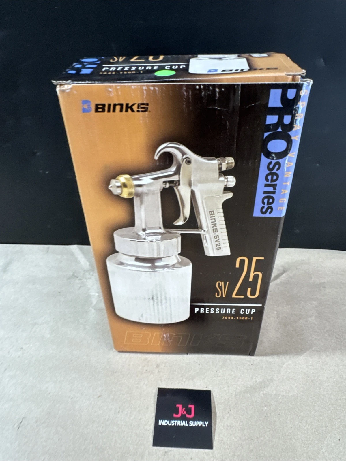 New Binks SV25 7044-1500-1 Pro Series Sprayer Pressure Cup Warranty 🇺🇸