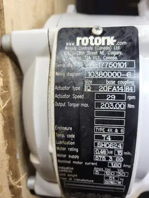 NEW 2016 ROTORK IQ20FA14B4