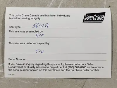 NEW JOHN CRANE 5610Q