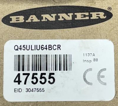 Banner Engineering Q45ULIU64BCR Electrical/PLC/Automation | ESS Industrial Equipment Sales (13)