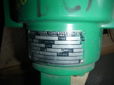 Fisher 3/4" 1500 Class, Carbon Steel Control Valve