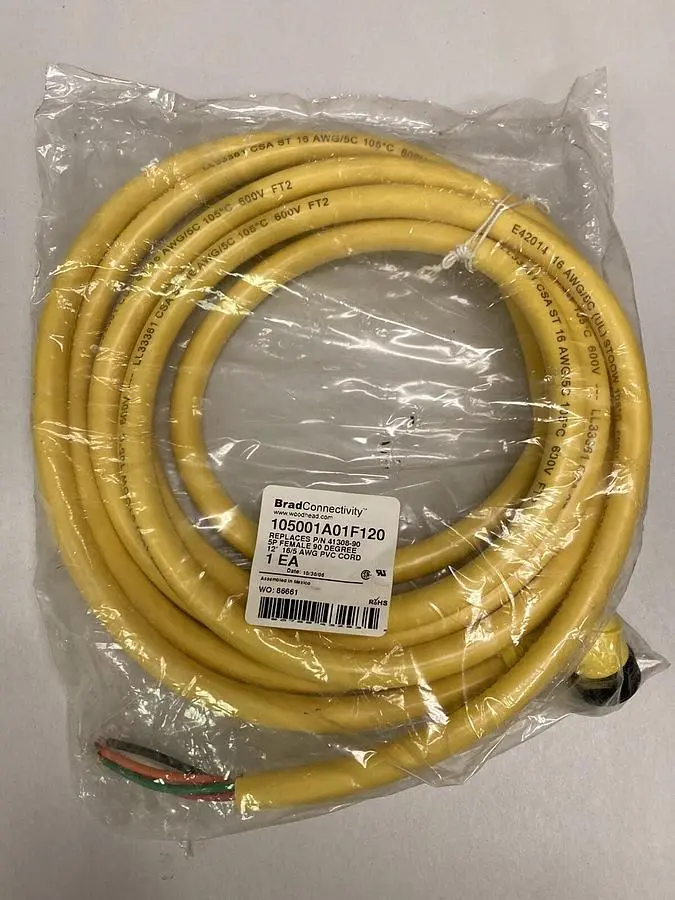 Used BRAD CONNECTIVITY 105001A01F120 Miscellaneous Equipment (Electrical & Power) | Surplus Asset Holdings #1197059