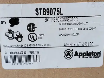 NEW APPLETON STB9075L