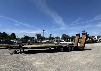 New | in-Stock 2025 FELLING FT-45-2-LP Lowboy Trailers California US | Commerce Truck Equipment Sales #1548739
