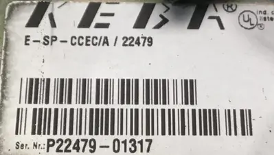 USED KEBA E-SP-CCEC/A/22479