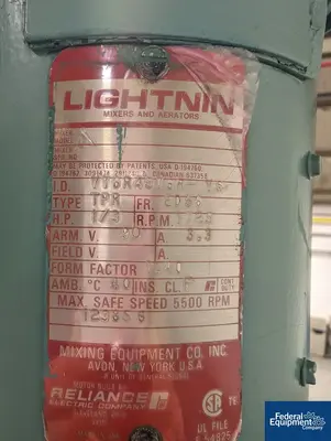 USED Precision 200 Liter Precision Stainless Reactor, 316 S/S, 45/100#