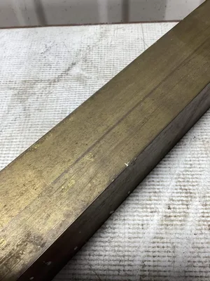 C360 Machined Brass; Lathe Stock Bar; 38″ X 2″ Square Bar