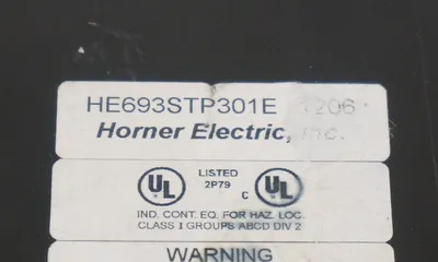 USED HORNER ELECTRIC HE693STP301E OPTICAL ISOLATION MODULE HE693STP301