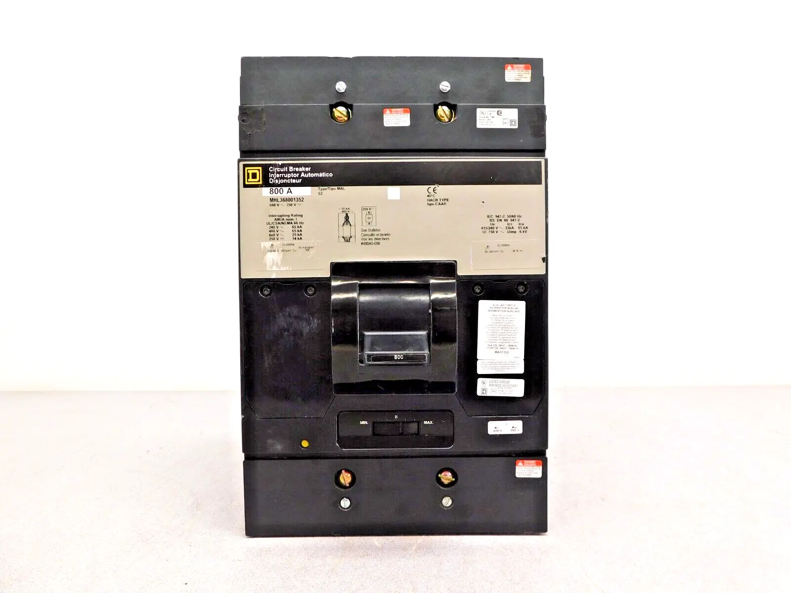 Used Square D MHL368001352 Circuit Breakers Ohio US | Equipment Recovery Corp. #1331127
