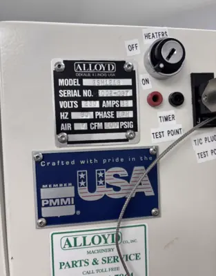 ALLOYD 2SM1216 Used Blister Sealers | PlastiMach Corp (2)