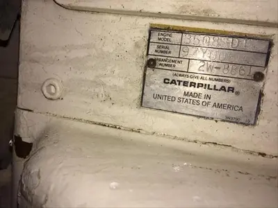 Used SULLAIR 2000 CFM/80 PSI AIR COMPRESSOR & CAT 3508DI DIESEL ENGINE Compressor Packages Kentucky US | East West Machinery & Drilling #1415517
