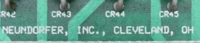 USED NEUNDORFER 801320-C70 CIRCUIT BOARD REV A 801320C70