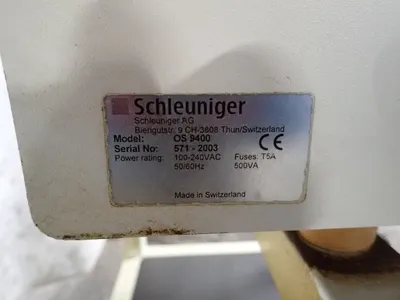 Used SCHLEUNIGER OS 9400 Wire Cut & Strip Ohio US | HGR 24 #915955
