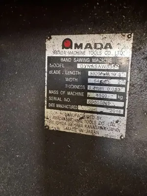 2015 AMADA DYNASAW 530 Horizontal Band Saws | Machinery Resources International (10)