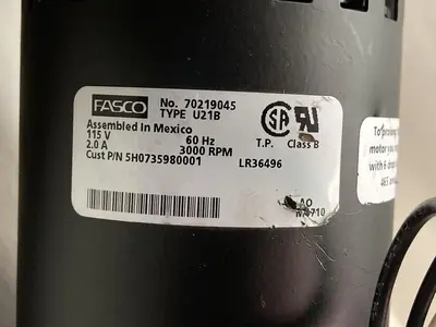 New | in-Stock FASCO 70219045 HVAC Parts and Equipment Ohio US | Surplus Asset Holdings #1412872