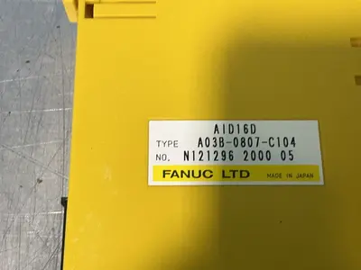 Used FANUC AID16D Input / Output Modules Ohio US | HGR 24 #1316358