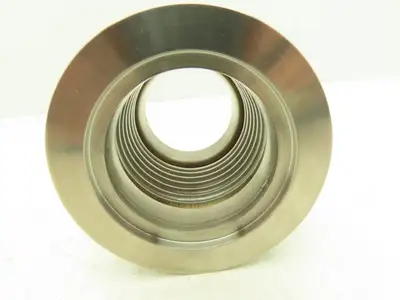 Compuvac Industries HMH-NW63-4 Stainless Flexible Vacuum Bellows Flange 3-3/4"OD