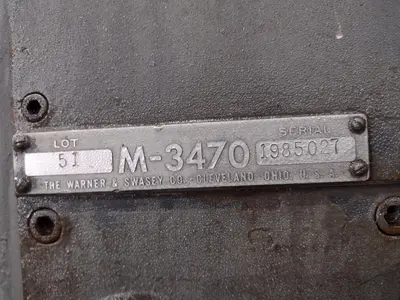 2A WARNER & SWASEY MODEL #M-3470 CROSS SLIDING TURRET LATHE: YOBRO #25009