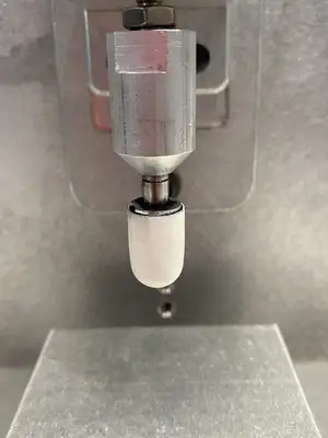 USED NORMAN TOOL INC. PNEUMATIC FINGER PROBE CONTACT/WEAR TESTER, SILICON FINGER
