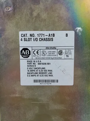 Used Allen-Bradley 1771-A1B PLC Chassis South Carolina US | Palmetto Automation #1159744