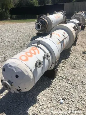 Used – Southern Heat Exchanger 733 sq. ft. Vertical Shell & Tube Heat Exchanger – Carbon Steel Shell, 316L SS Tubes