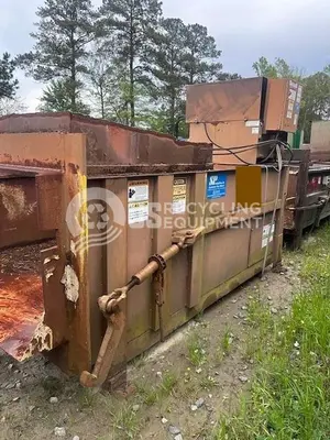 USED SP INDUSTRIES TWO (2) CP-2102 STATIONARY COMPACTORS