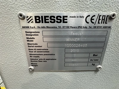 Used 2019 BIESSE W1 Panel Feeders Florida US | MachineryMax #1477318