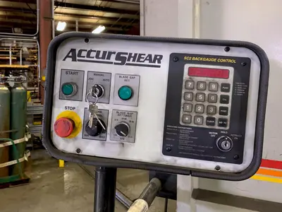Used 2000 ACCURSHEAR 837520 Sheet Metal Shears | Machine Factory Outlet #1267139