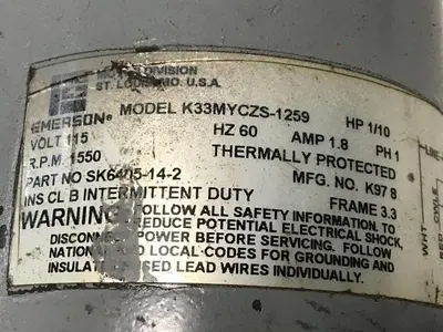 USED EMERSON K33MYCZS-1259