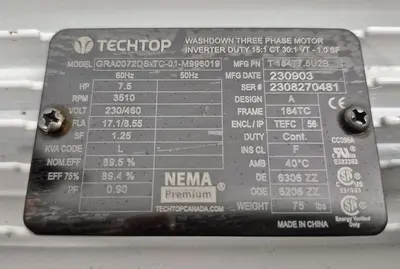 USED TECHTOP GRA0072DS-TC-01-M996019