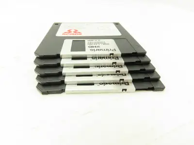 Jetscape 5120/5240 System Software Ver 1.21 Set of 5 Discs 1.44Mb 3.5" IBM